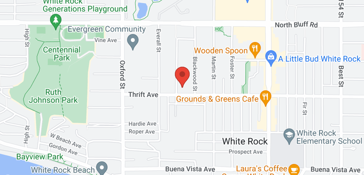 map of 106 14957 THRIFT AVENUE